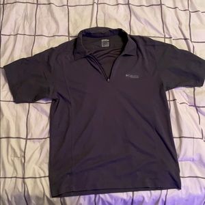dark gray columbia pullover size medium